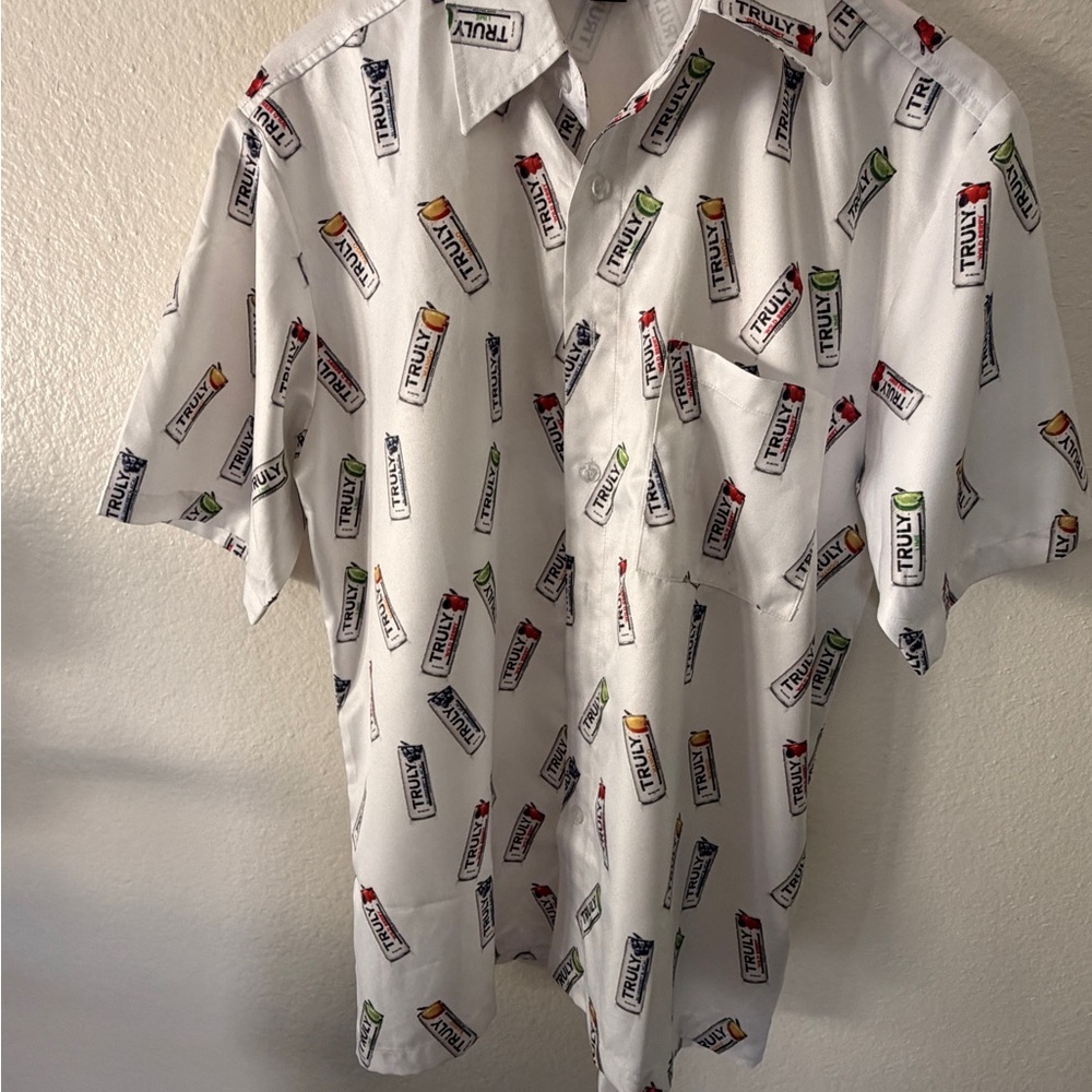 TRULY Multicolor Print Casual Button Down Shirt
